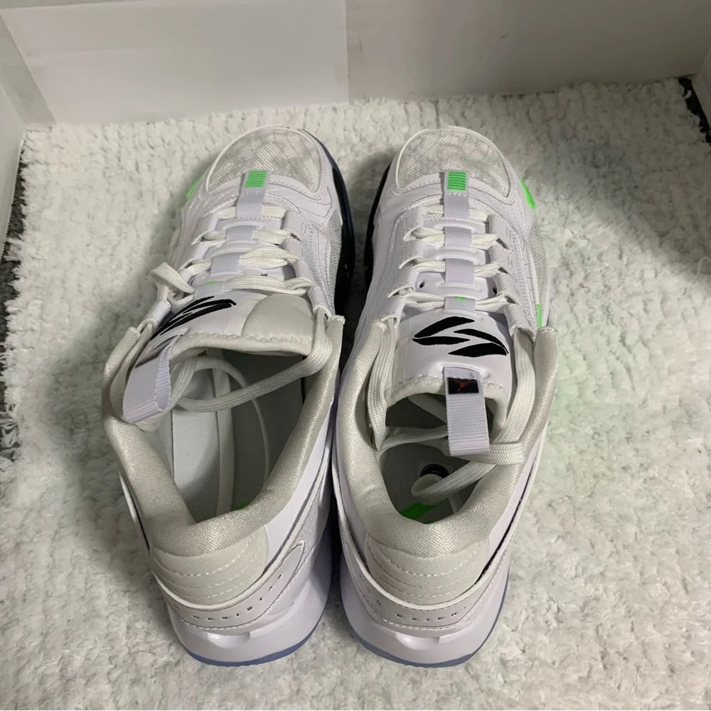 NIKE AIR JORDAN LUKA 2‎ TRICK SHOT MEN'S SHOES WHITE GREEN DX8733-103 size 12